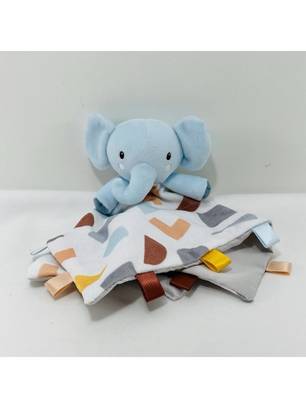 Parent Choice Security Blanket Lovey Elephant Blankie Plush Toy Baby Boy Infant